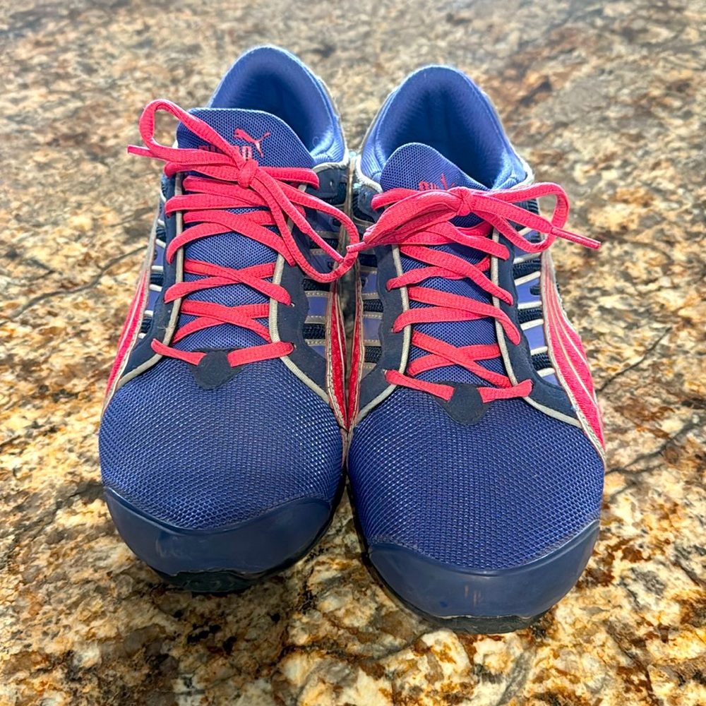 Purple puma shoes!